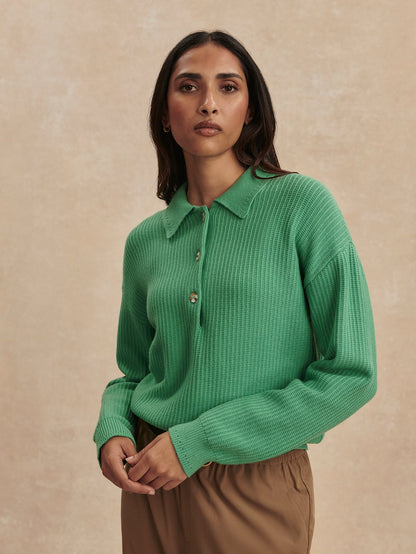 Marlie Polo Knit Sweater | Varley New