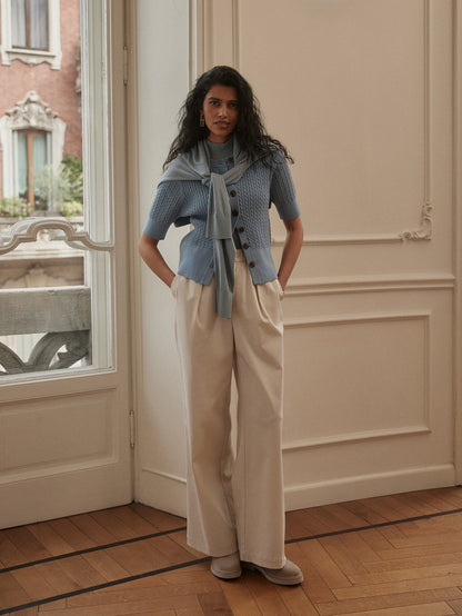 Rhys Short Sleeve Cardigan | Varley Latest