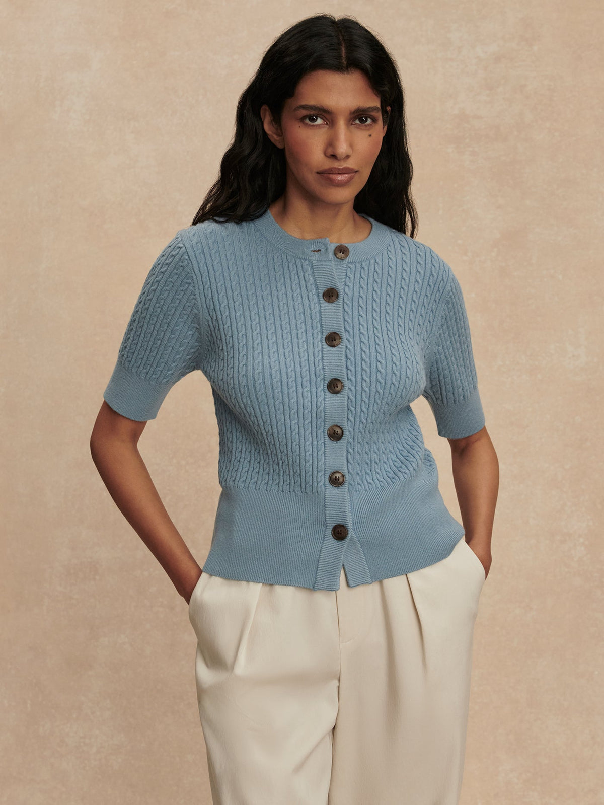 Rhys Short Sleeve Cardigan | Varley Latest
