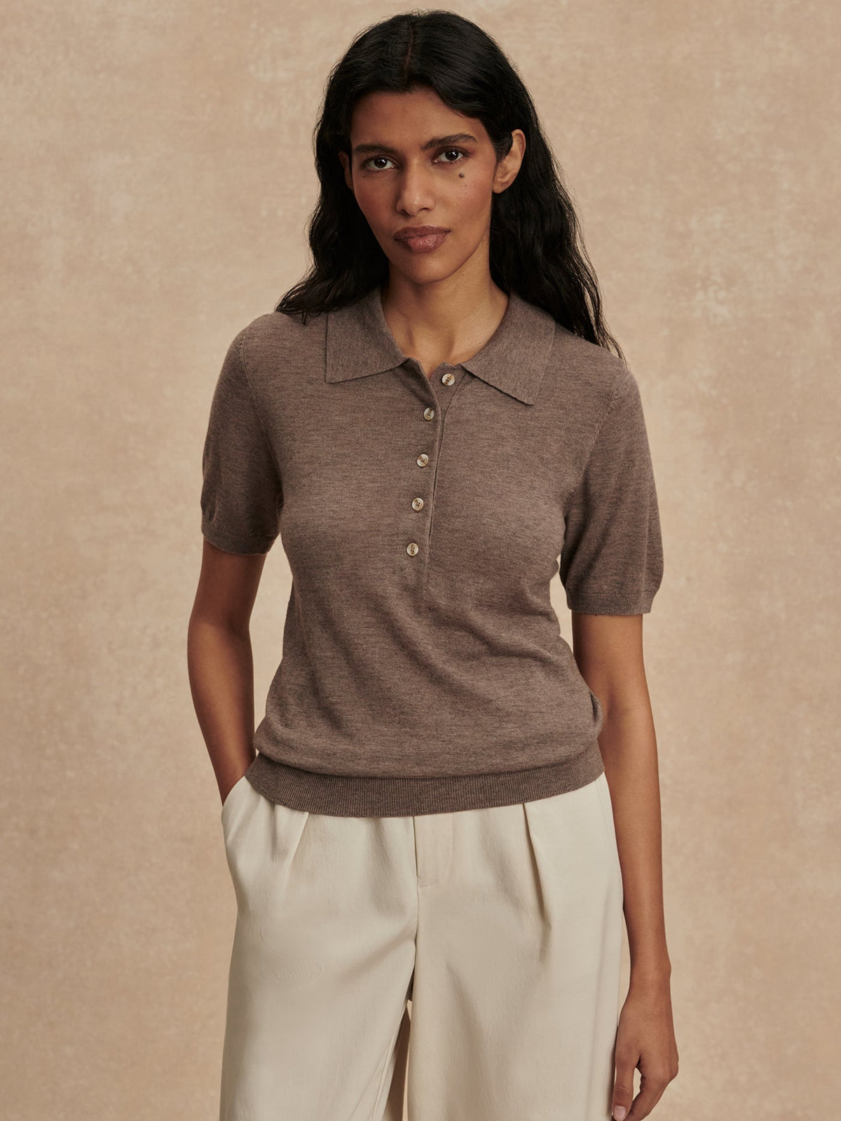Toni Fine Knit Polo | Varley Classic