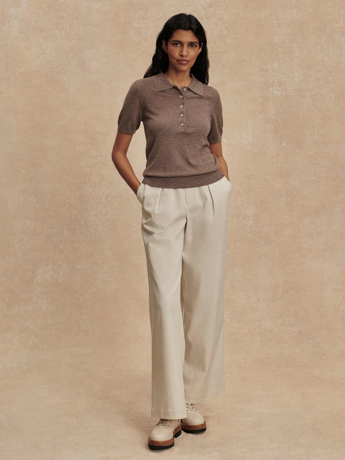 Toni Fine Knit Polo | Varley Classic