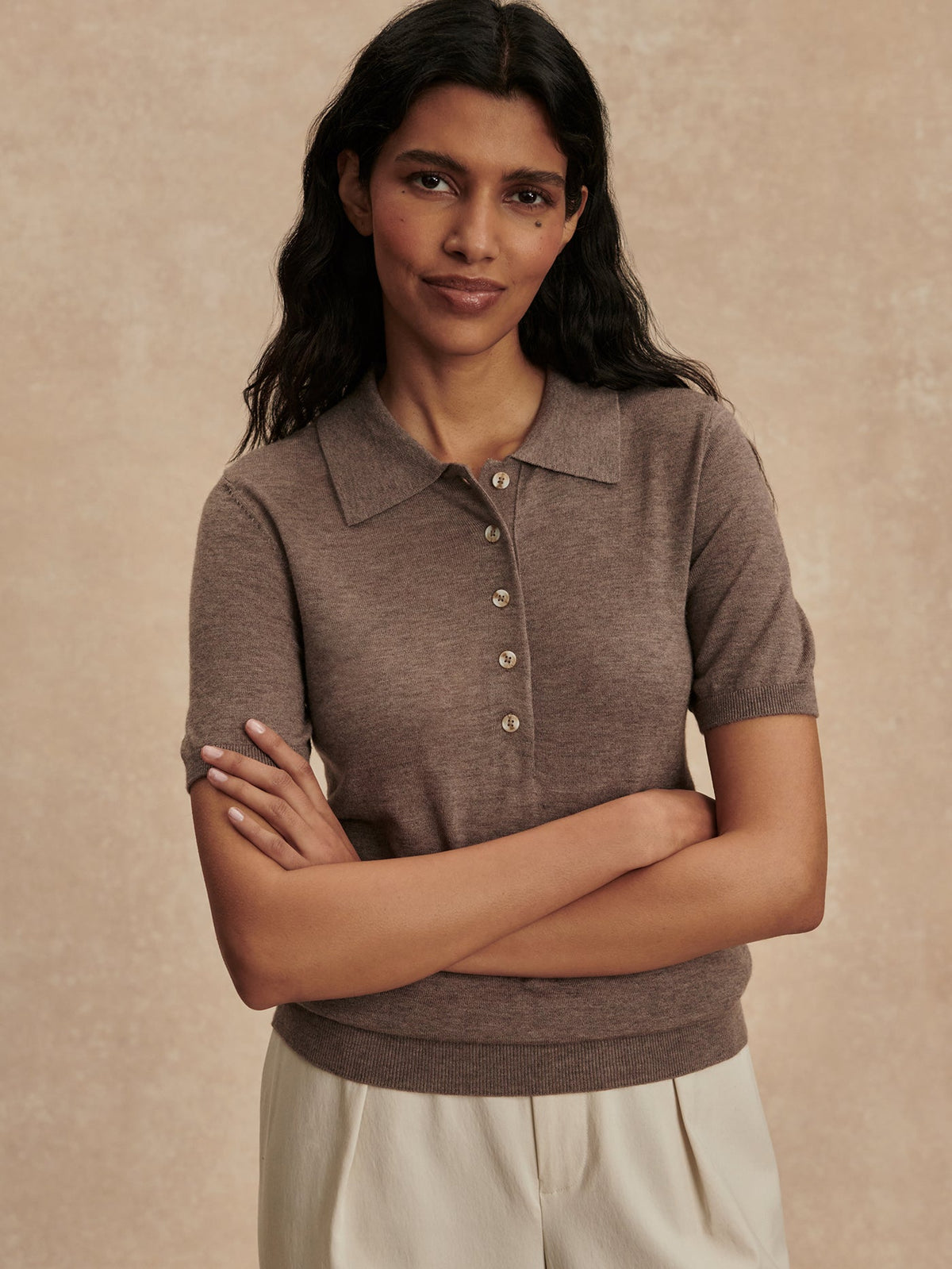 Toni Fine Knit Polo | Varley Classic