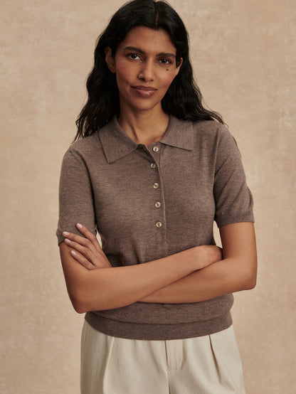 Toni Fine Knit Polo | Varley Classic