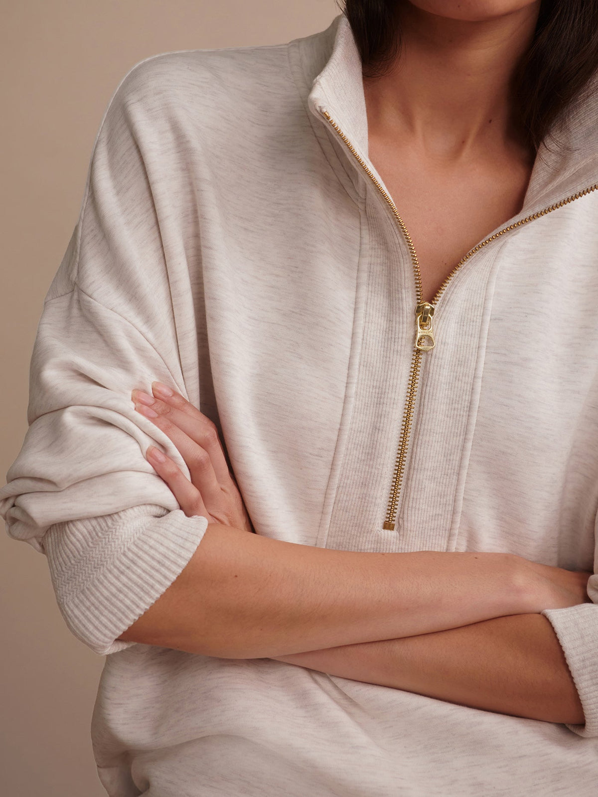 Molly Half Zip Longline Sweat | Varley Featured