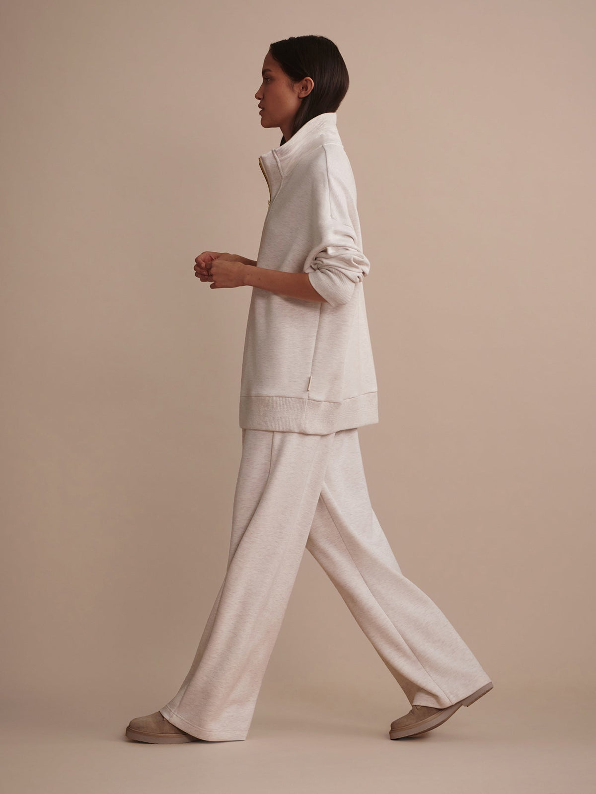 Molly Half Zip Longline Sweat | Varley Featured