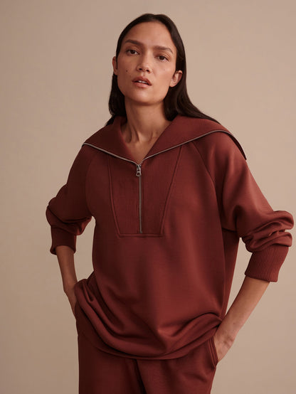 Xina Half Zip Longline Sweat | Varley Recommended