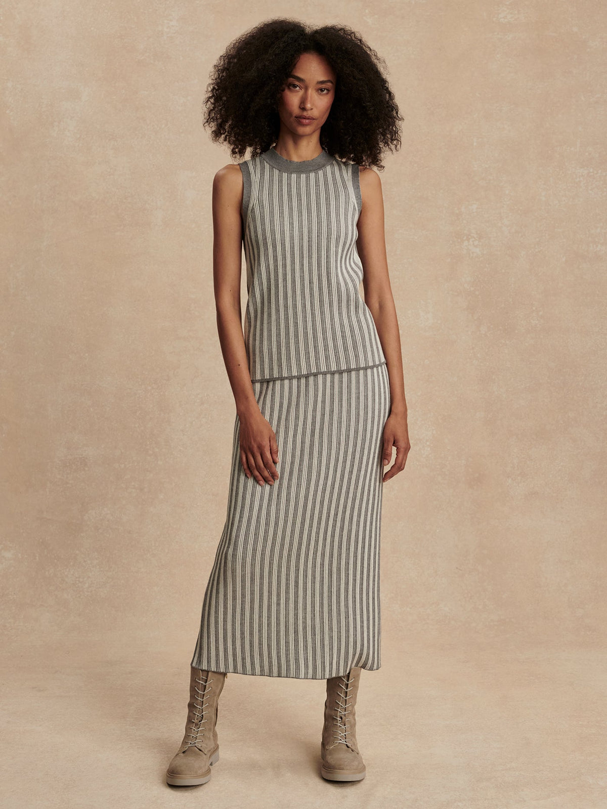 Farida Rib Tank | Varley Featured
