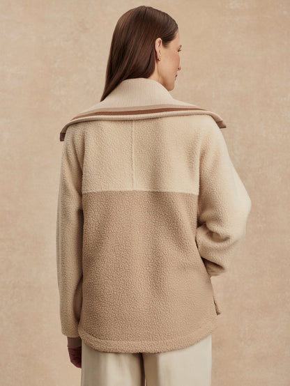 Carmine Relaxed Half Zip Fleece | Varley Best Seller