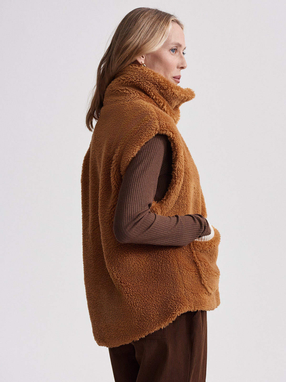 Balter Relaxed Sherpa Gilet | Varley Classic