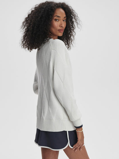 Ray Diamond V-Neck Knit | Varley Trusted