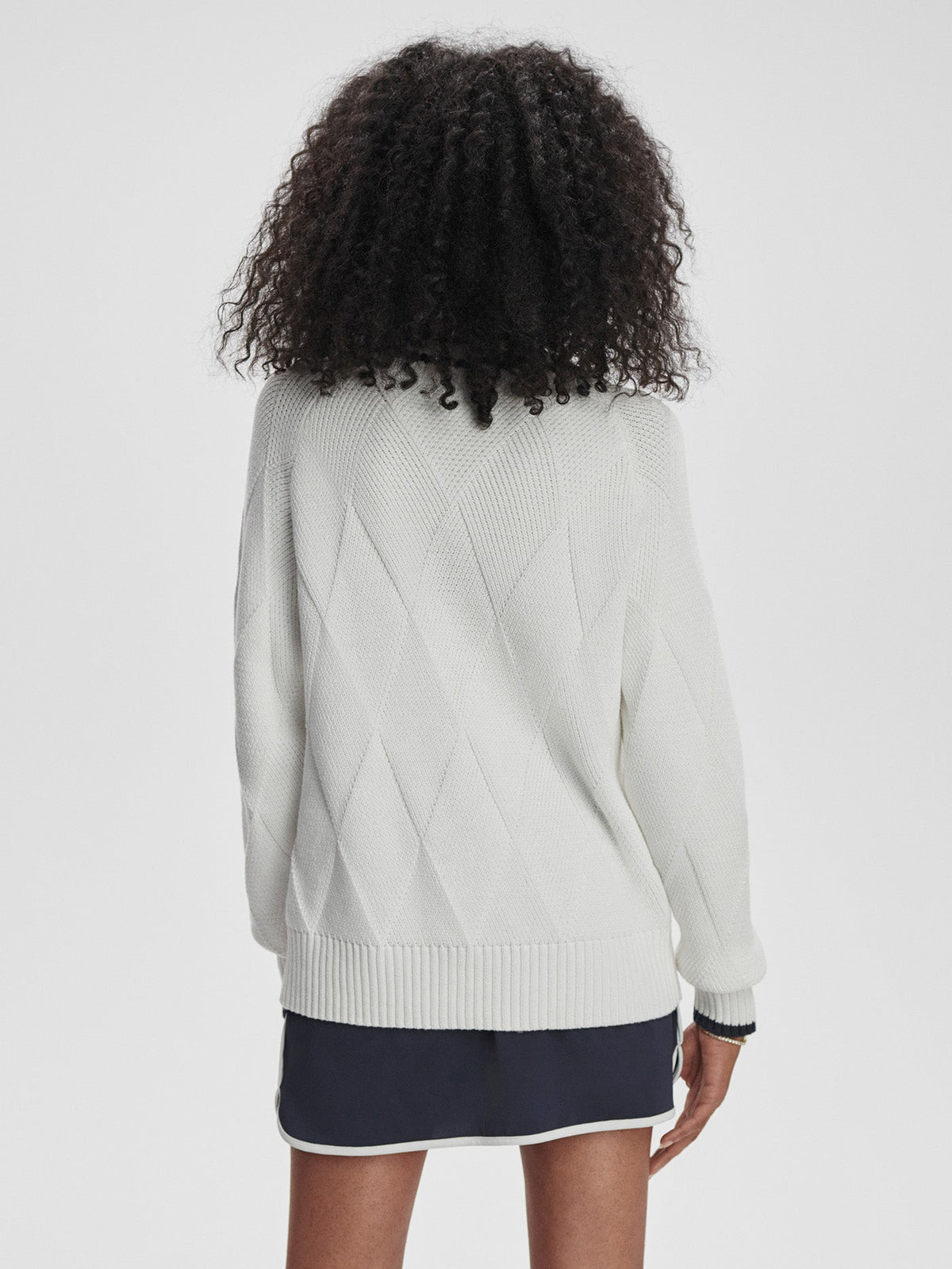 Ray Diamond V-Neck Knit | Varley Trusted