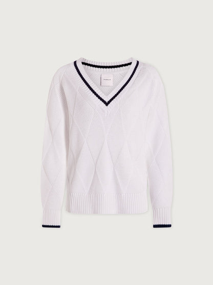 Ray Diamond V-Neck Knit | Varley Trusted