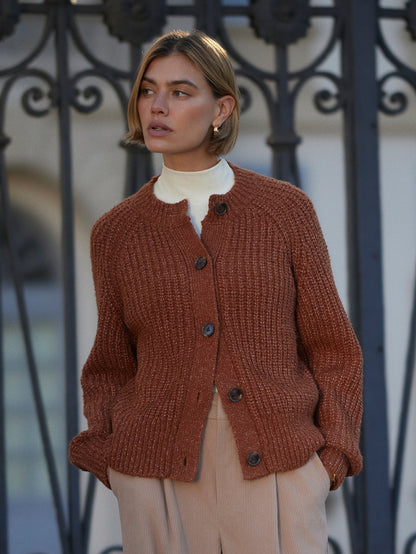 Florrie Boucle Knit Cardigan | Varley Signature