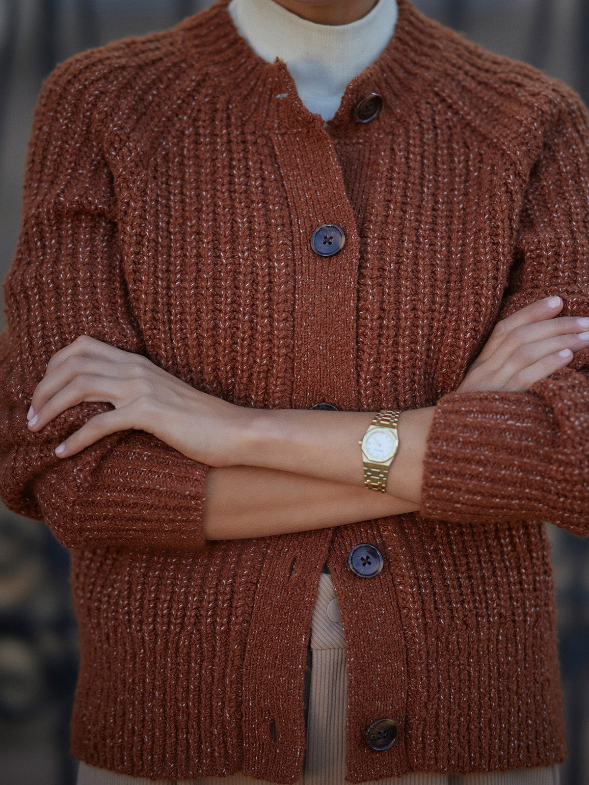 Florrie Boucle Knit Cardigan | Varley Signature