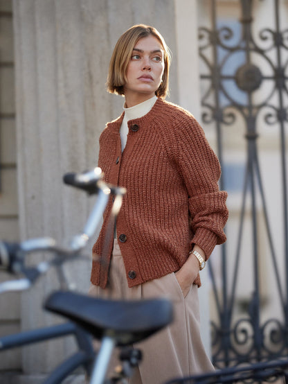 Florrie Boucle Knit Cardigan | Varley Signature