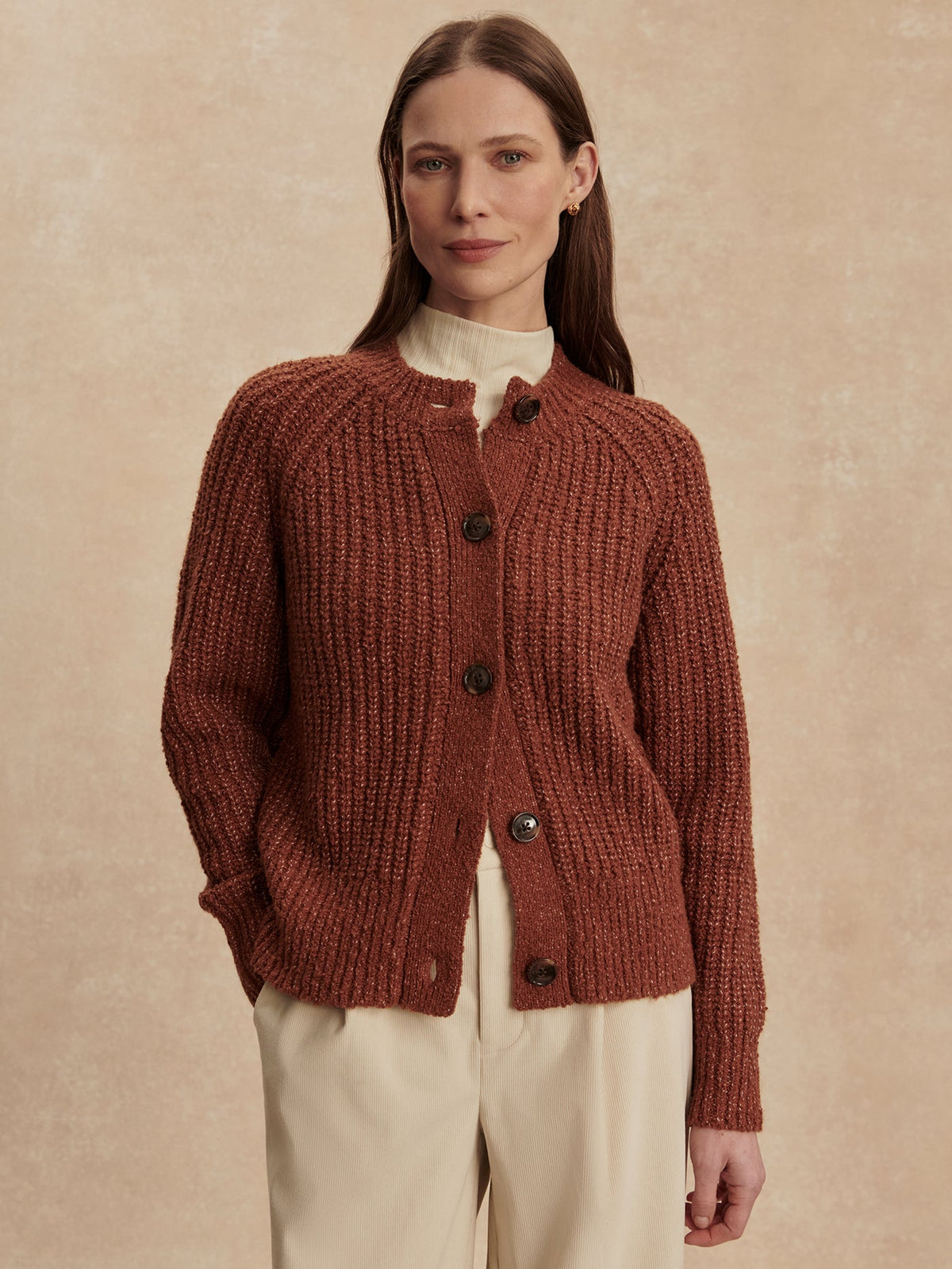 Florrie Boucle Knit Cardigan | Varley Signature