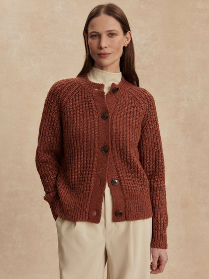 Florrie Boucle Knit Cardigan | Varley Signature
