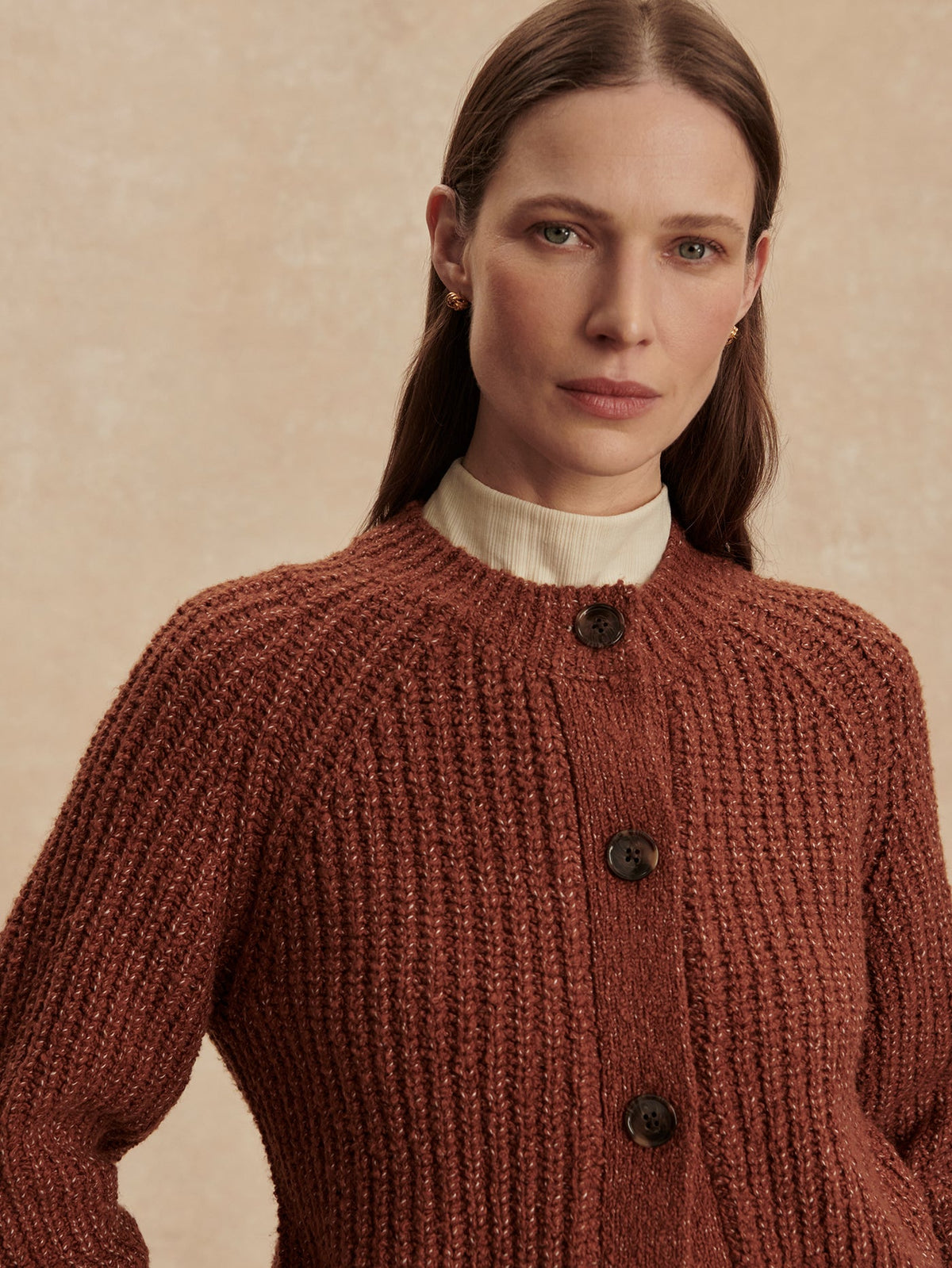 Florrie Boucle Knit Cardigan | Varley Signature