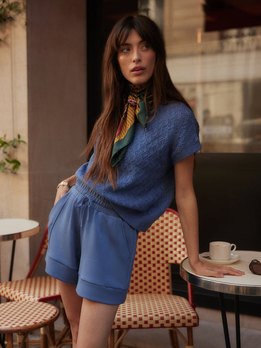Manae Pointelle Knit Top | Varley Special Offer