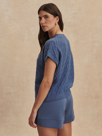 Manae Pointelle Knit Top | Varley Special Offer