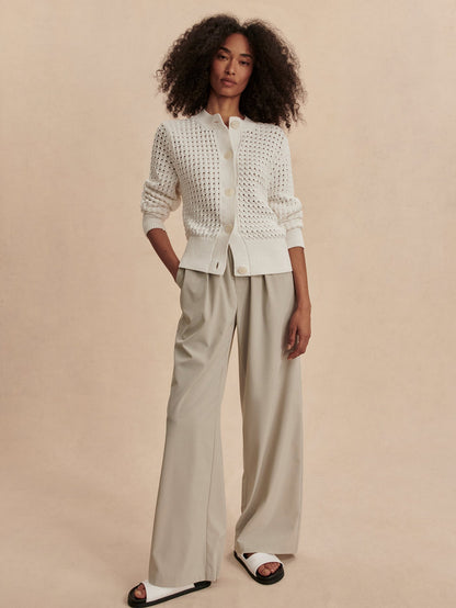 Bettina Textured Knit Cardigan | Varley Trending
