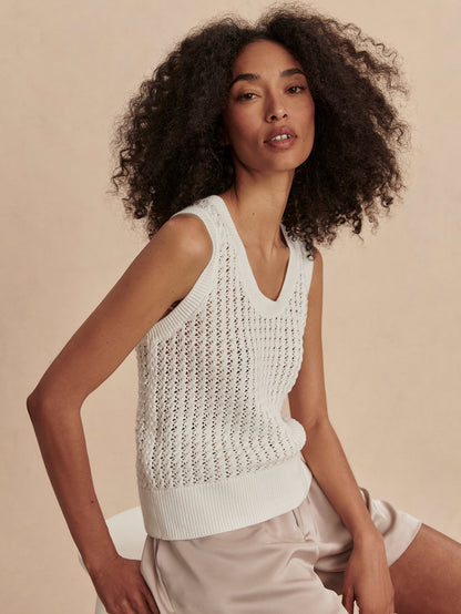 Ferns Open Knit Tank | Varley Recommended