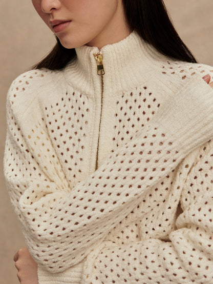 Mandy Boucle Knit Jacket | Varley Latest