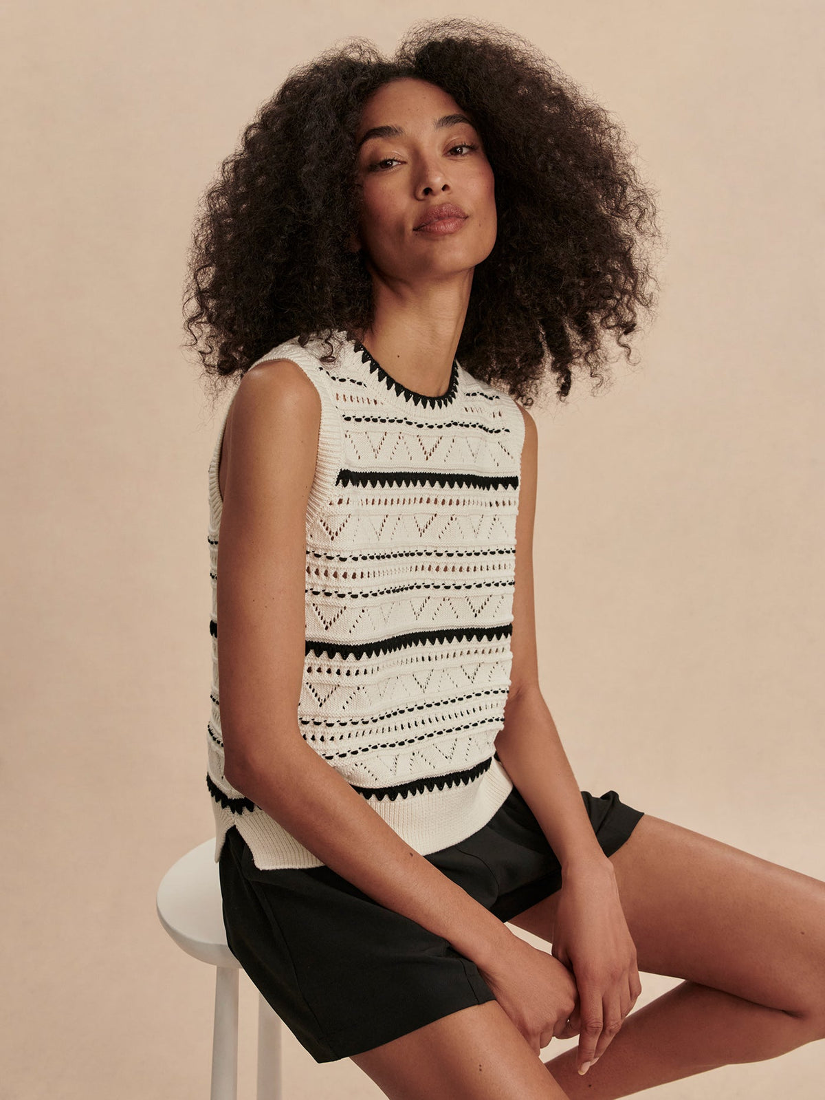 Athena Pointelle Knit Vest | Varley Popular