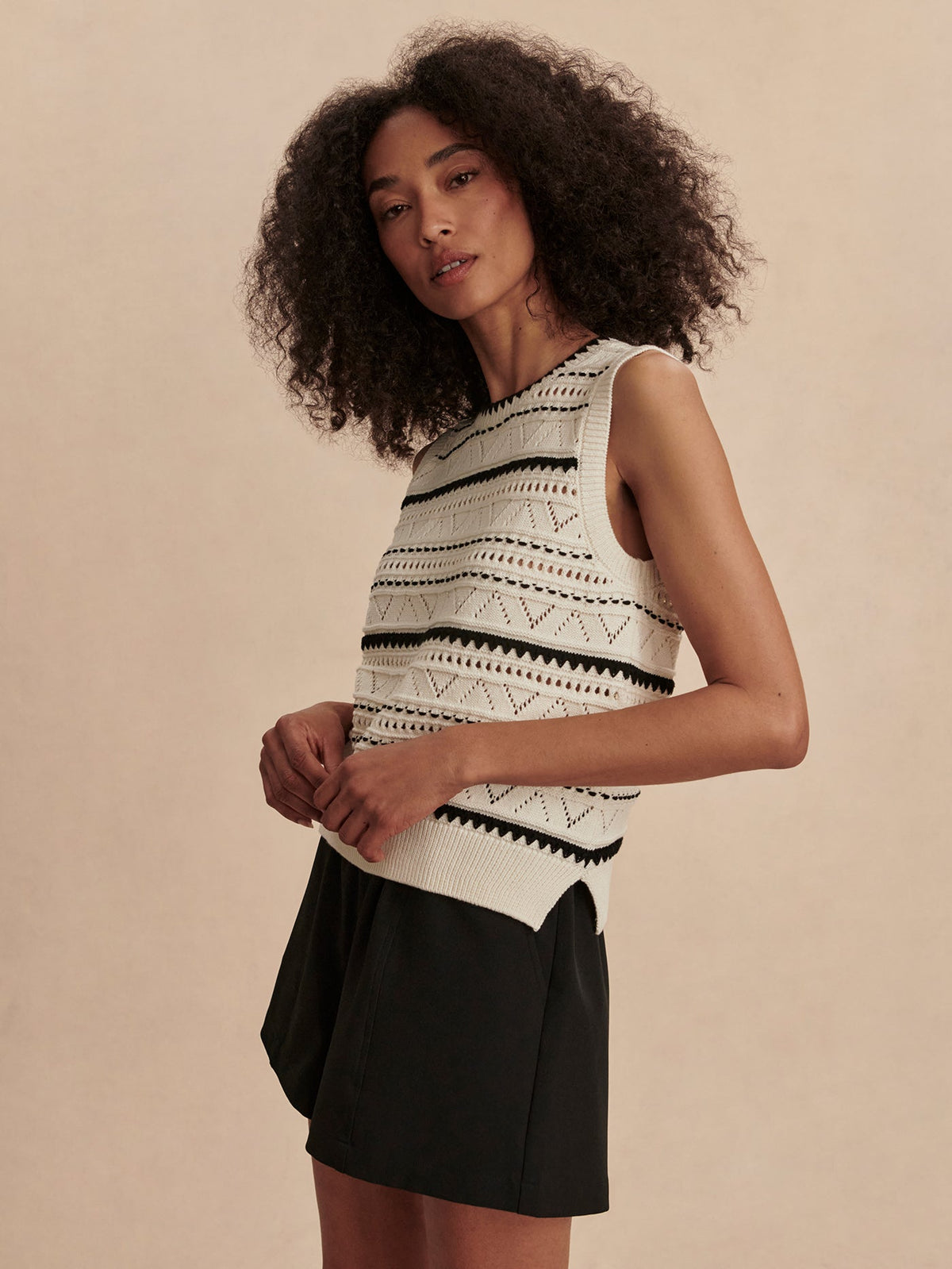 Athena Pointelle Knit Vest | Varley Popular