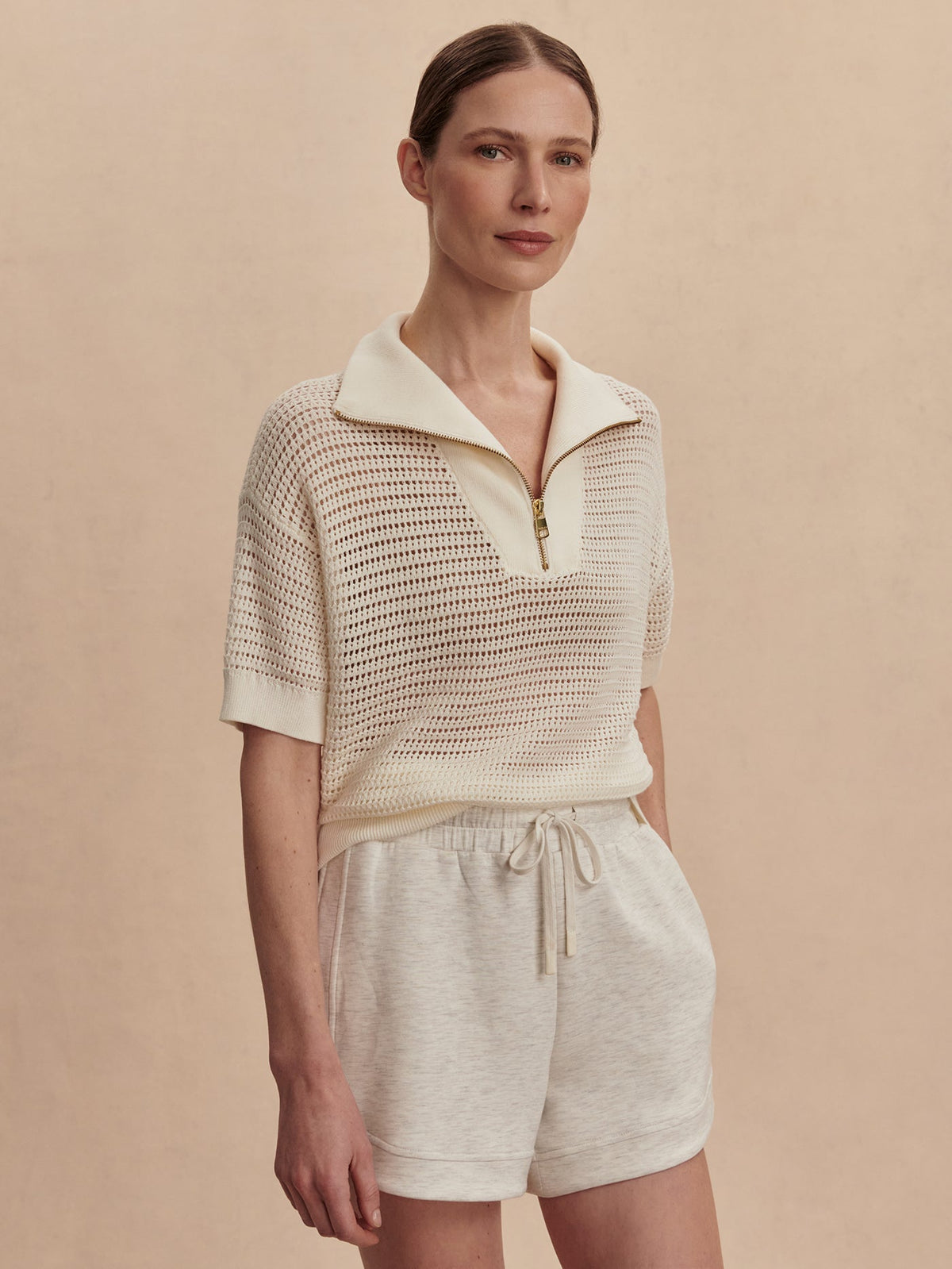 Nali Half Zip Knit Top | Varley Trending