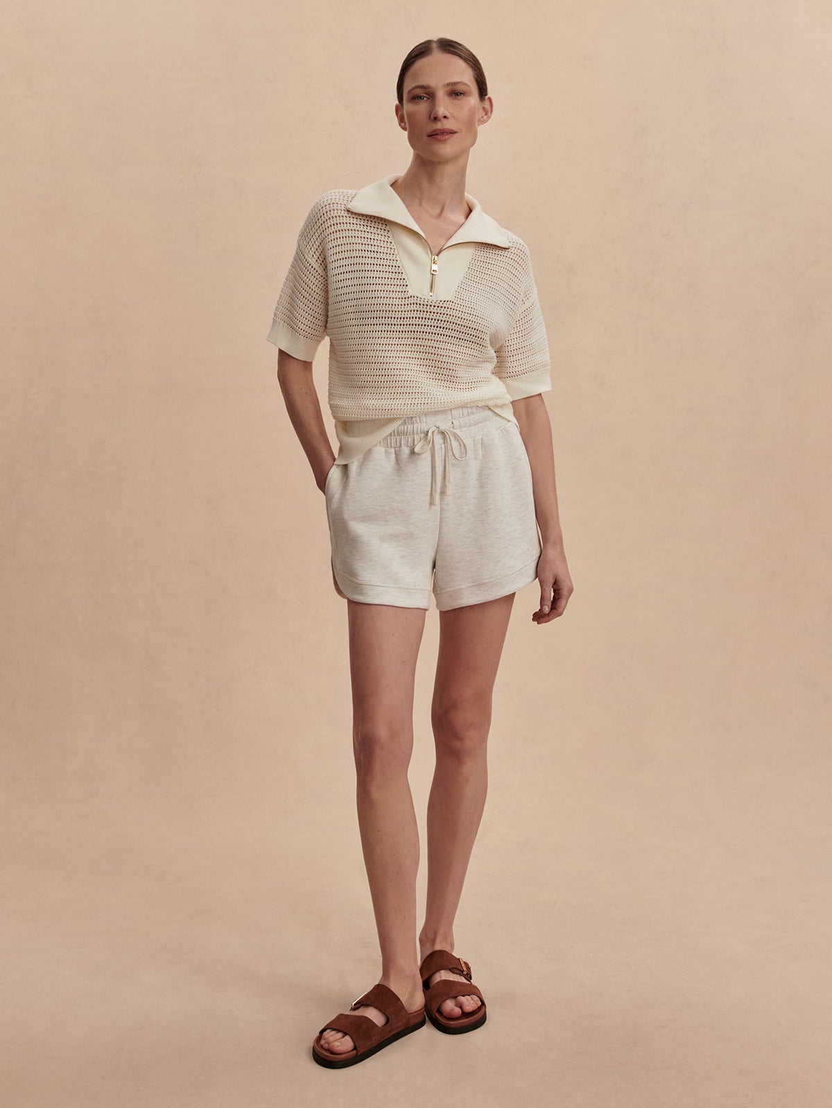 Nali Half Zip Knit Top | Varley Trending