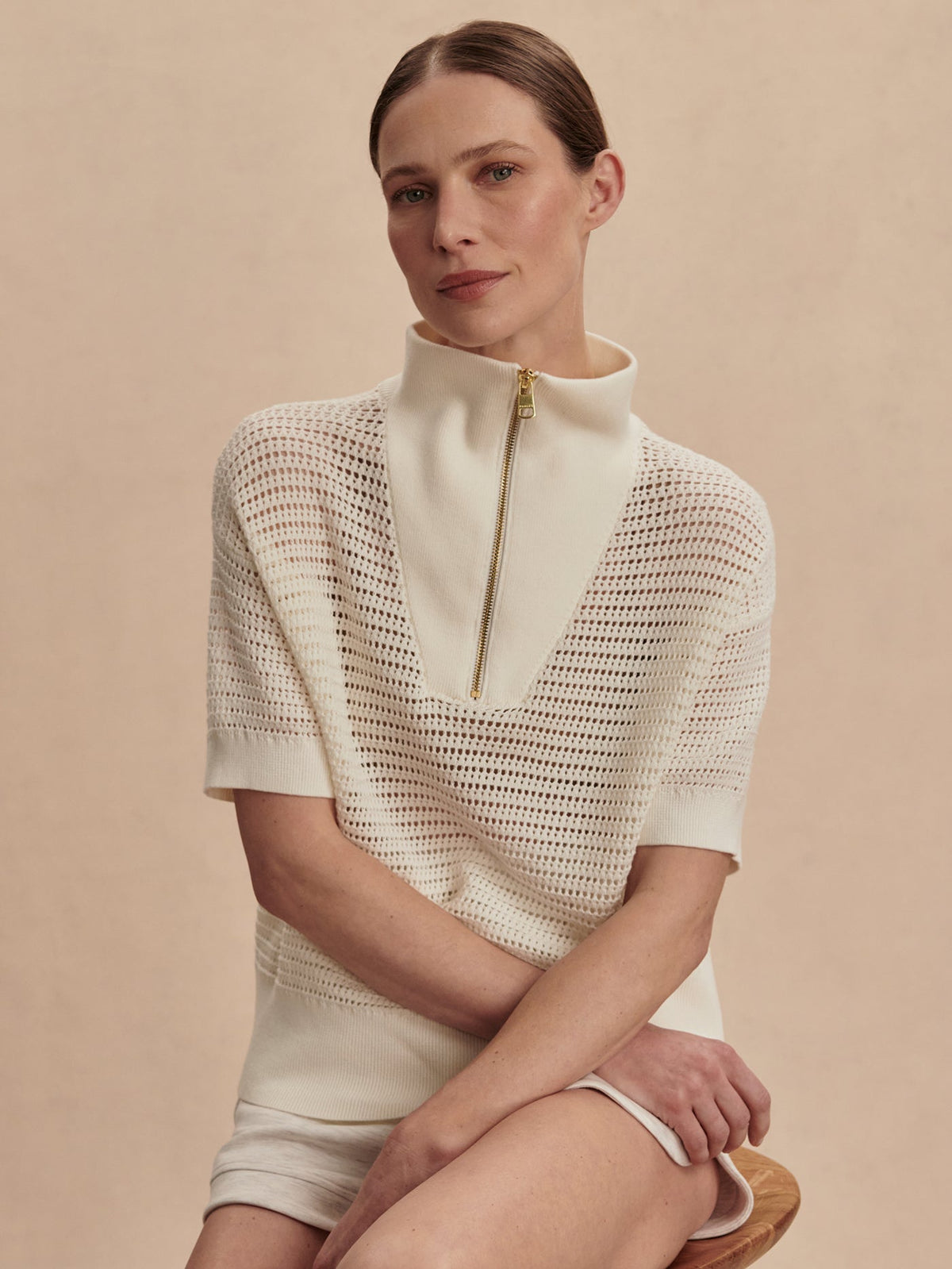Nali Half Zip Knit Top | Varley Trending