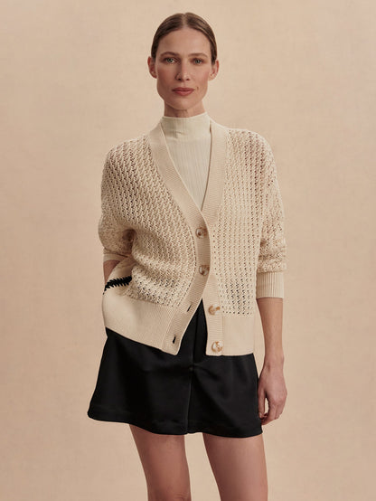 Astell Relaxed Knit Cardigan | Varley Best Seller