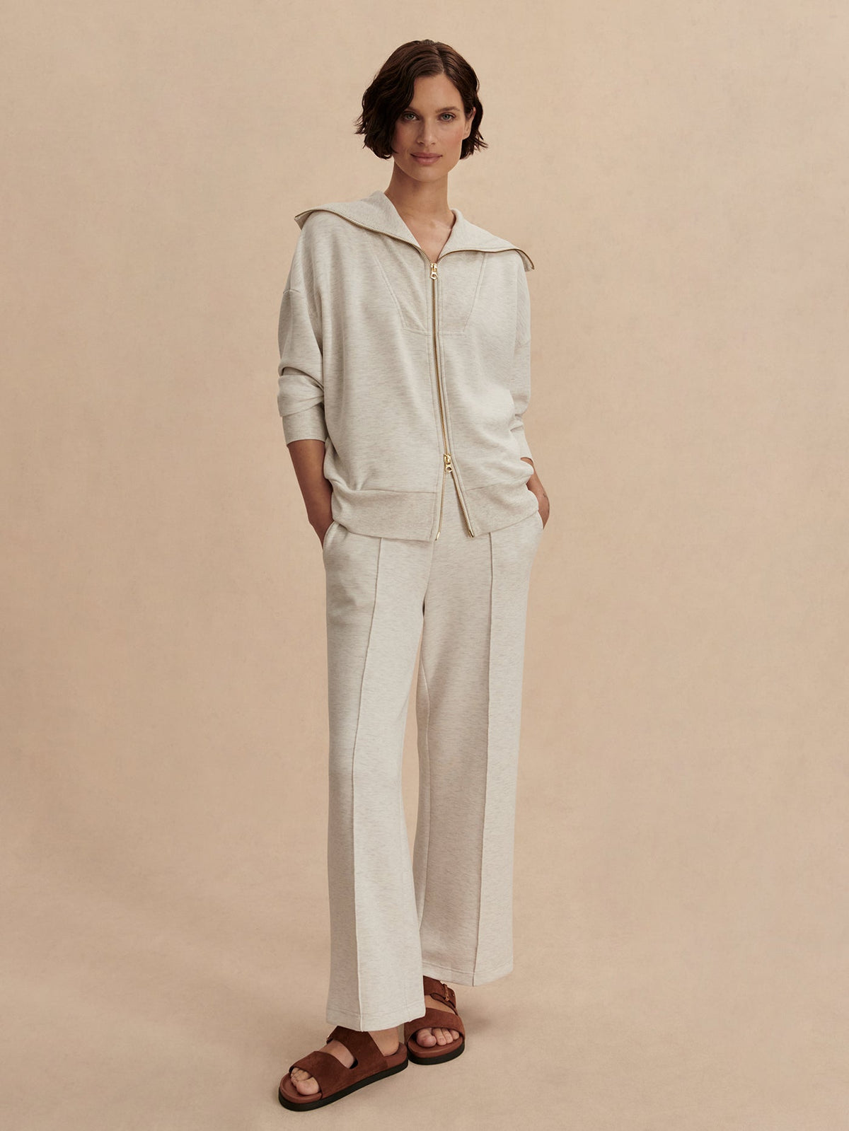 Halley Zip Through Sweat | Varley Featured