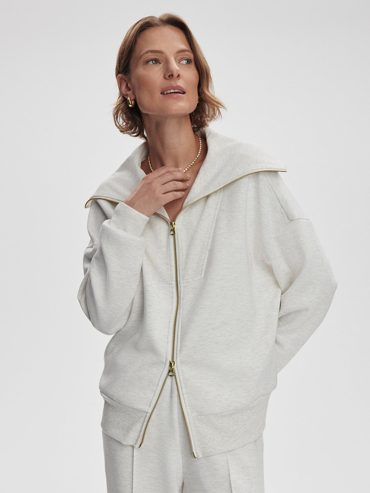 Halley Zip Through Sweat | Varley Featured