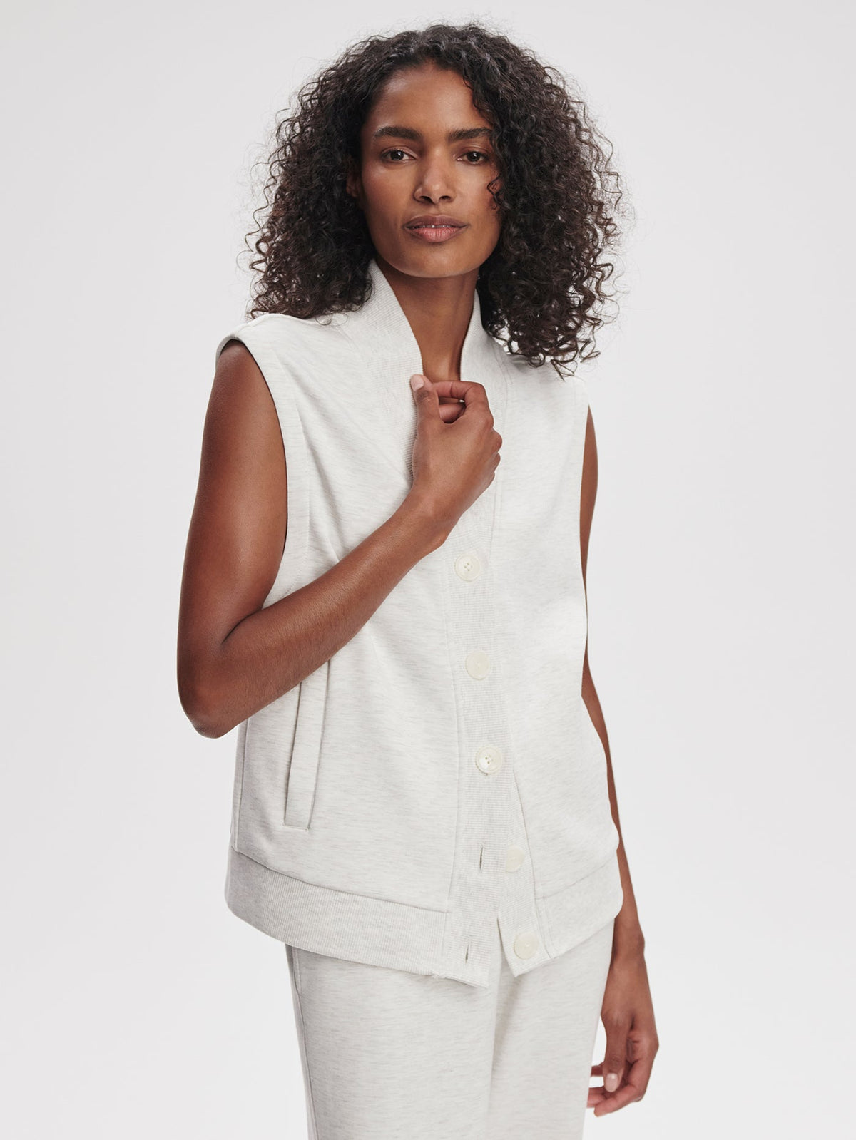 Vicky Button Gilet | Varley New