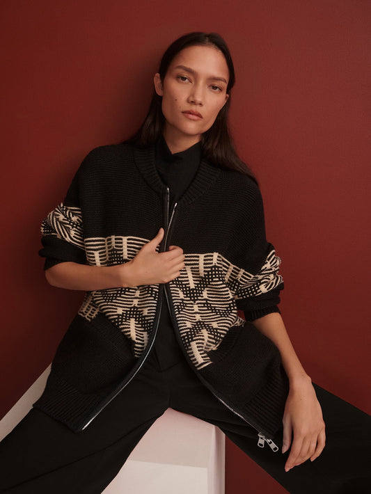 Linnea Fairisle Knit Jacket | Varley Hot Sale