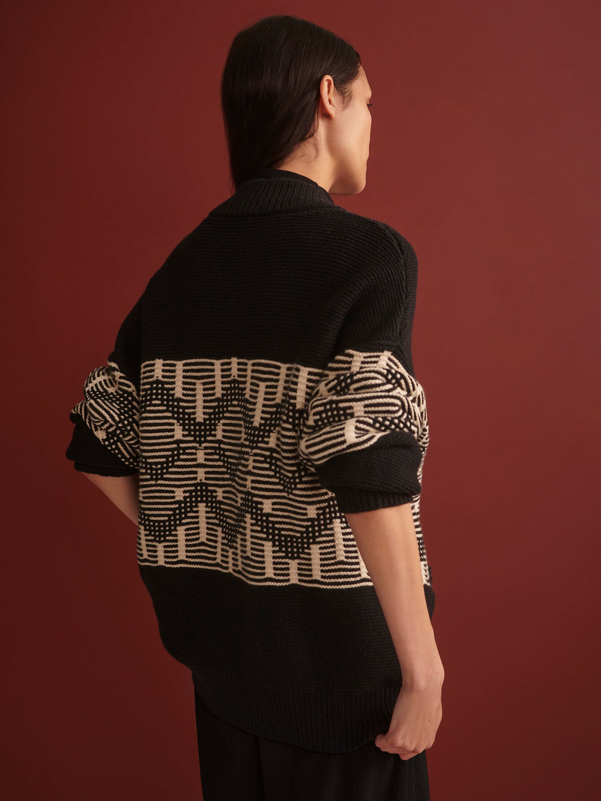 Linnea Fairisle Knit Jacket | Varley Hot Sale
