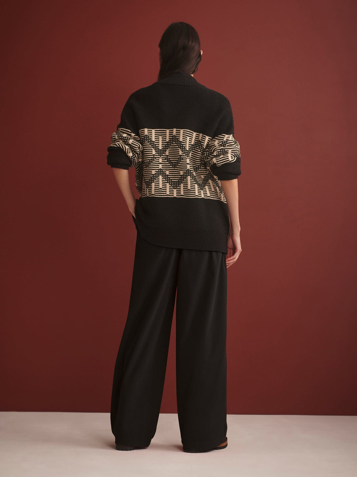 Linnea Fairisle Knit Jacket | Varley Hot Sale