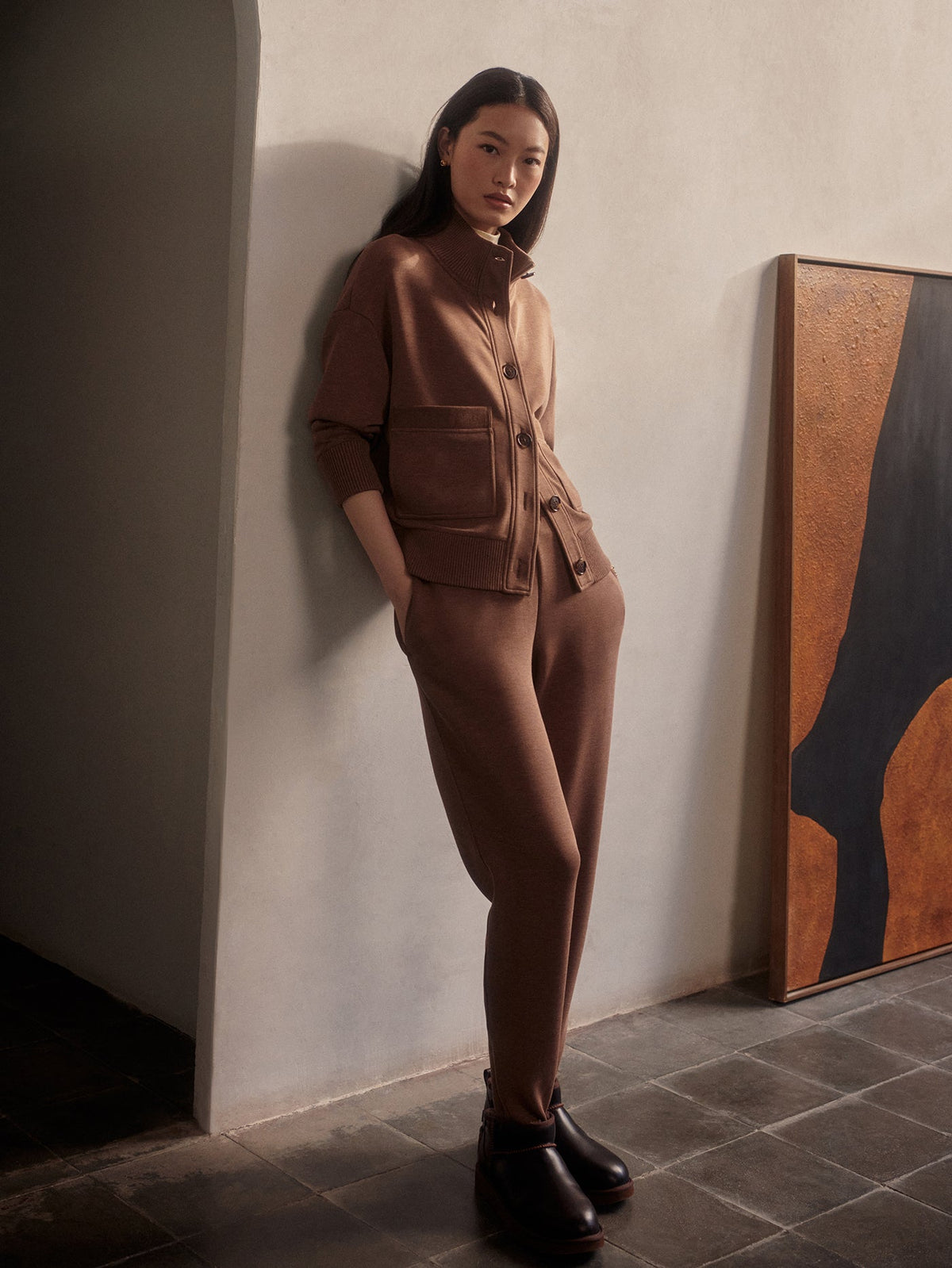 Sabrina Button Through Sweat | Varley Discount