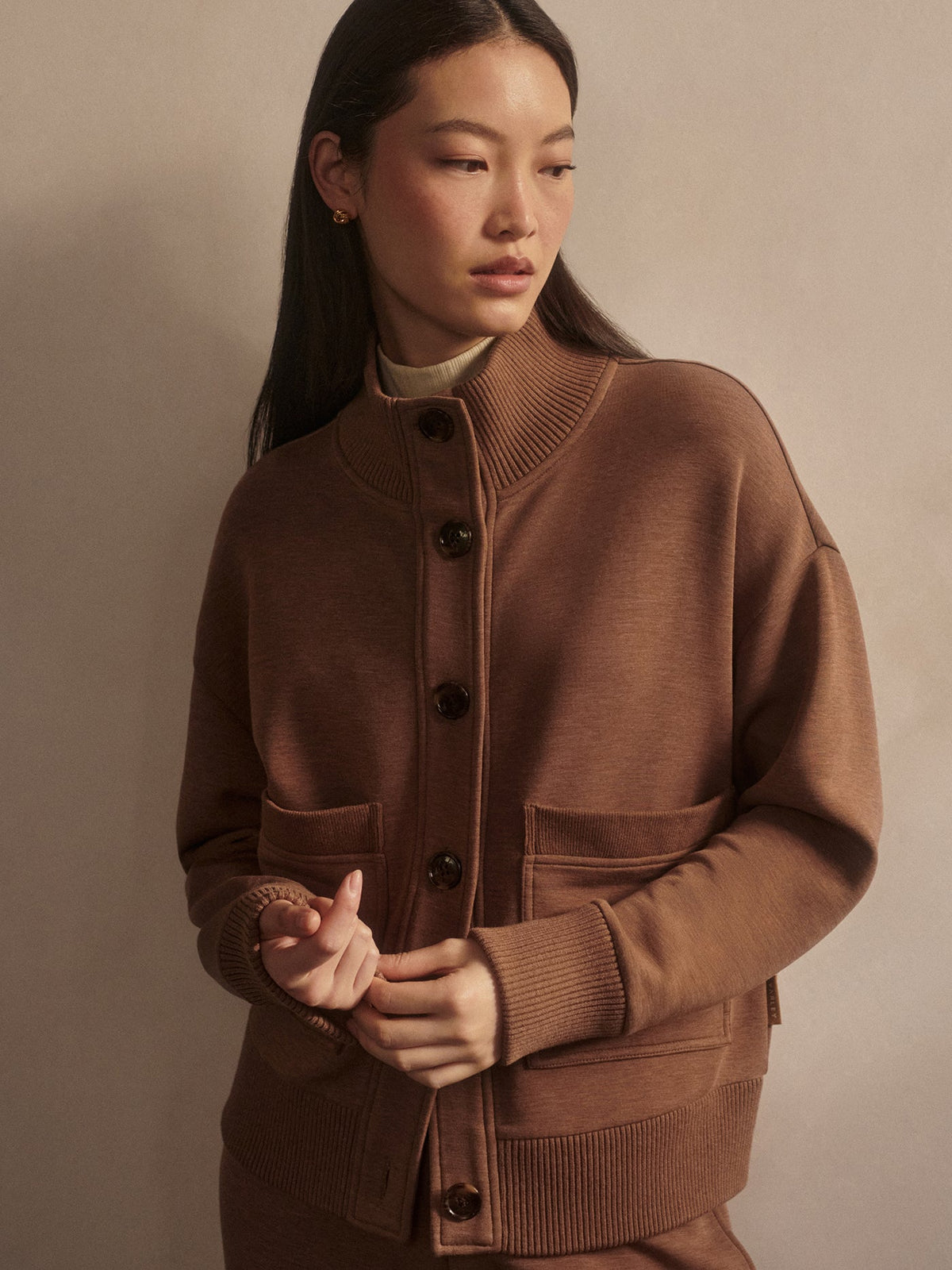 Sabrina Button Through Sweat | Varley Discount