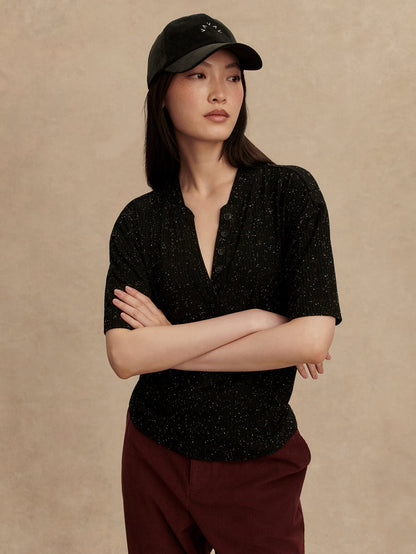 Odette Mock Placket Tee | Varley Popular