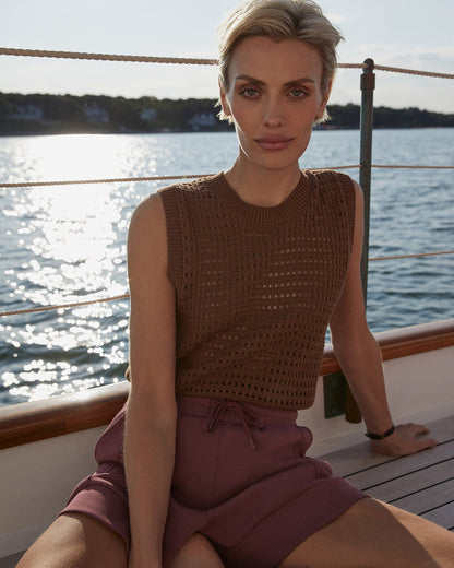 Darin Longline Knit Tank | VARLEY US | Varley Trusted