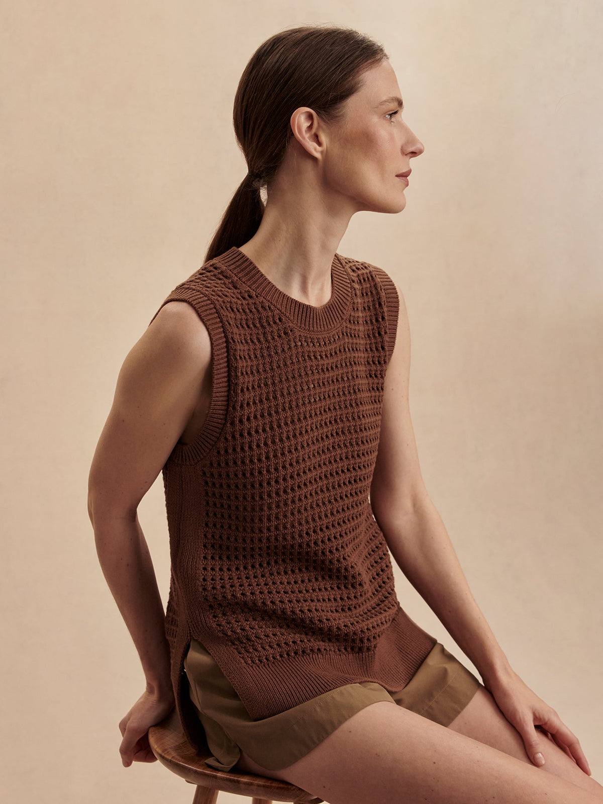 Darin Longline Knit Tank | VARLEY US | Varley Trusted