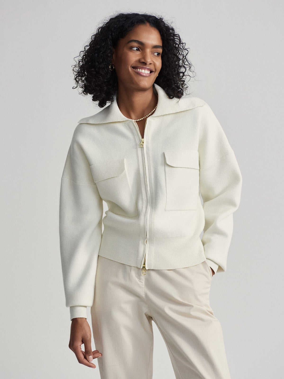 Felise Relaxed Knit Jacket | Varley Discount