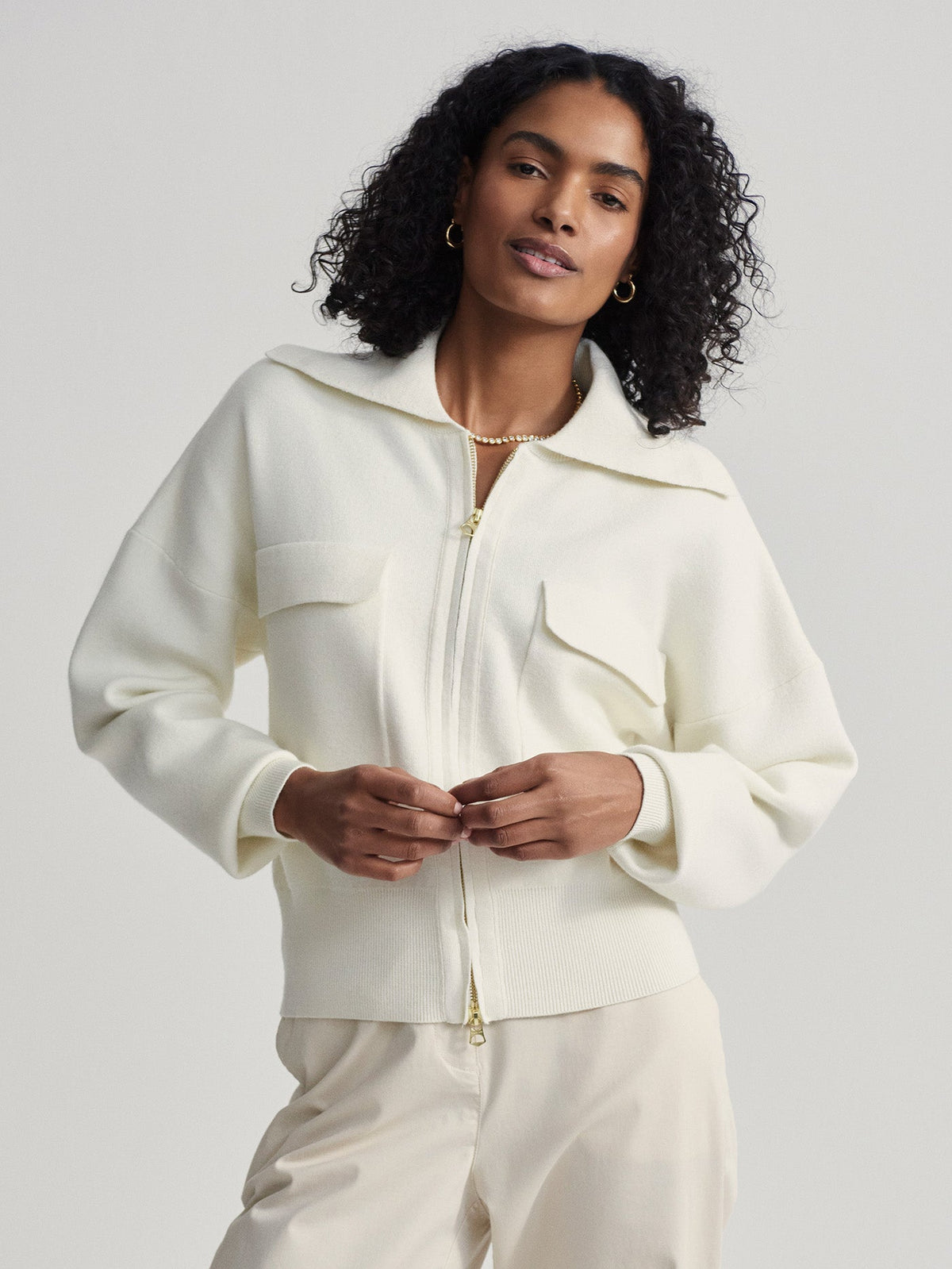 Felise Relaxed Knit Jacket | Varley Discount