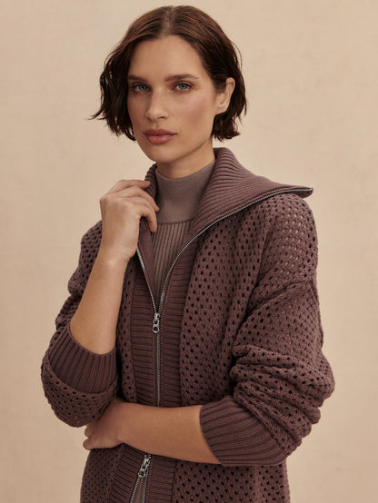 Finn Longline Knit Jacket | VARLEY US | Varley Value