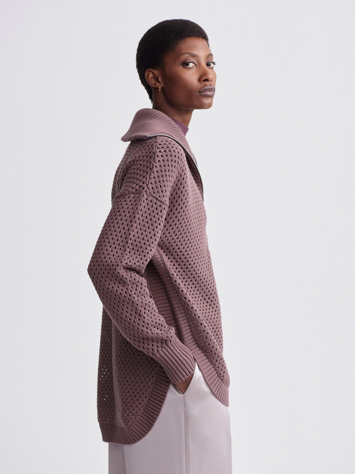 Finn Longline Knit Jacket | VARLEY US | Varley Value