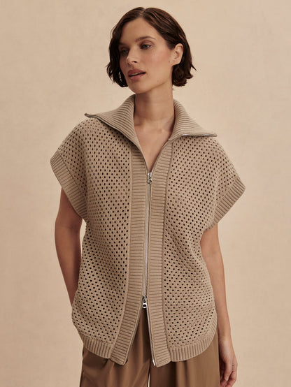 Gianna Zip Through Vest | Varley Classic