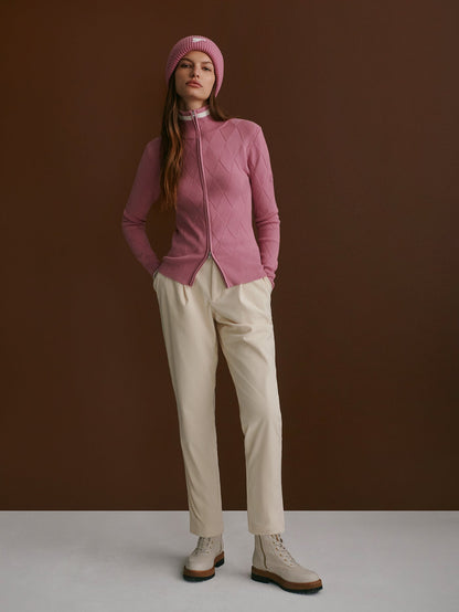 Barthe Zip Through Knit Jacket |Varley US | Varley Featured